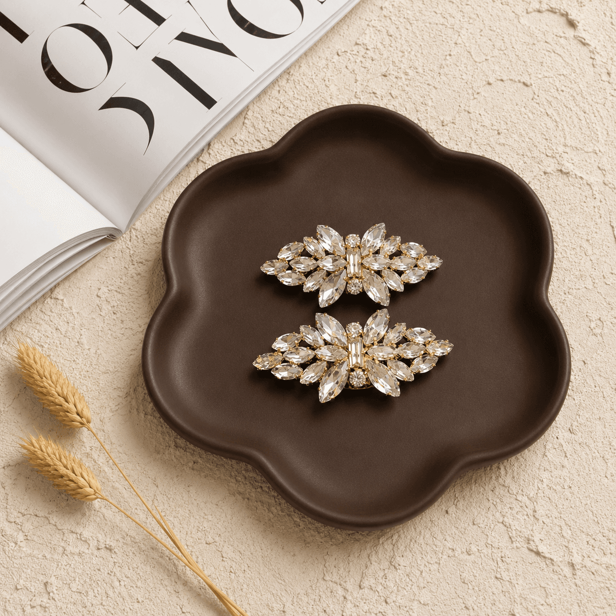 Radiance Crown Crystal Shoe Clip (Pair)
