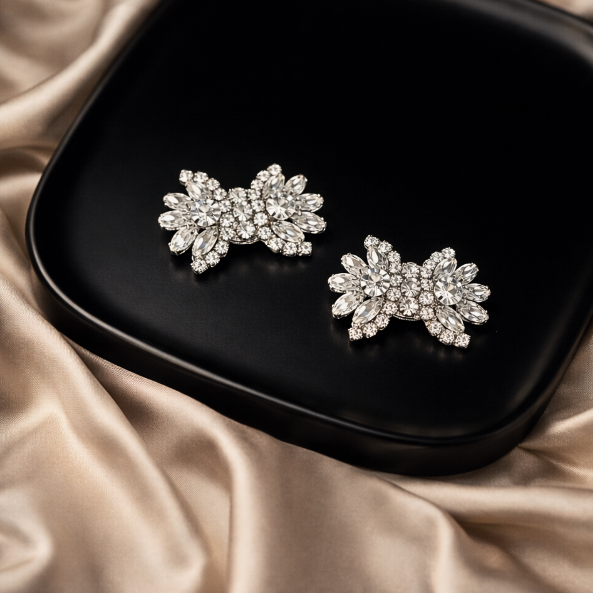 Butterfly Bling Crystal Clip (Pair)