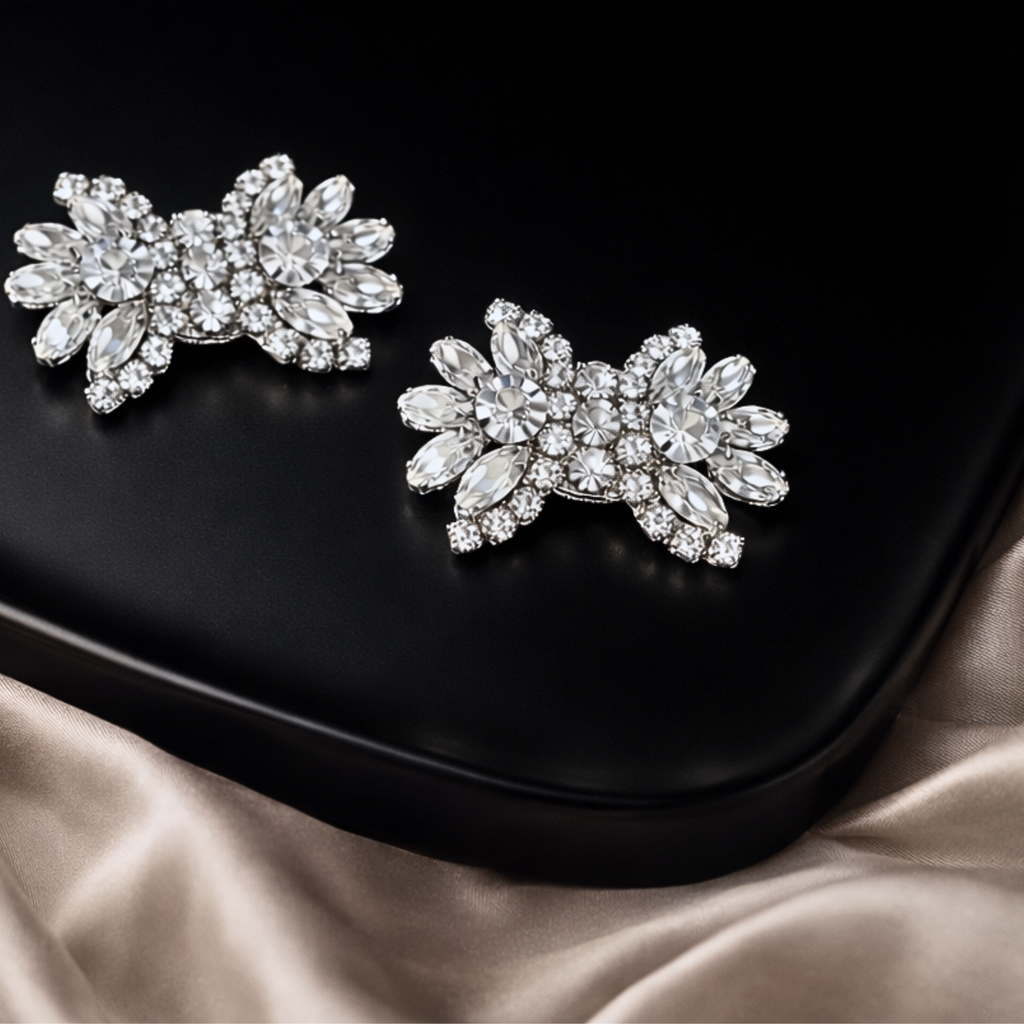 Butterfly Bling Crystal Clip (Pair)