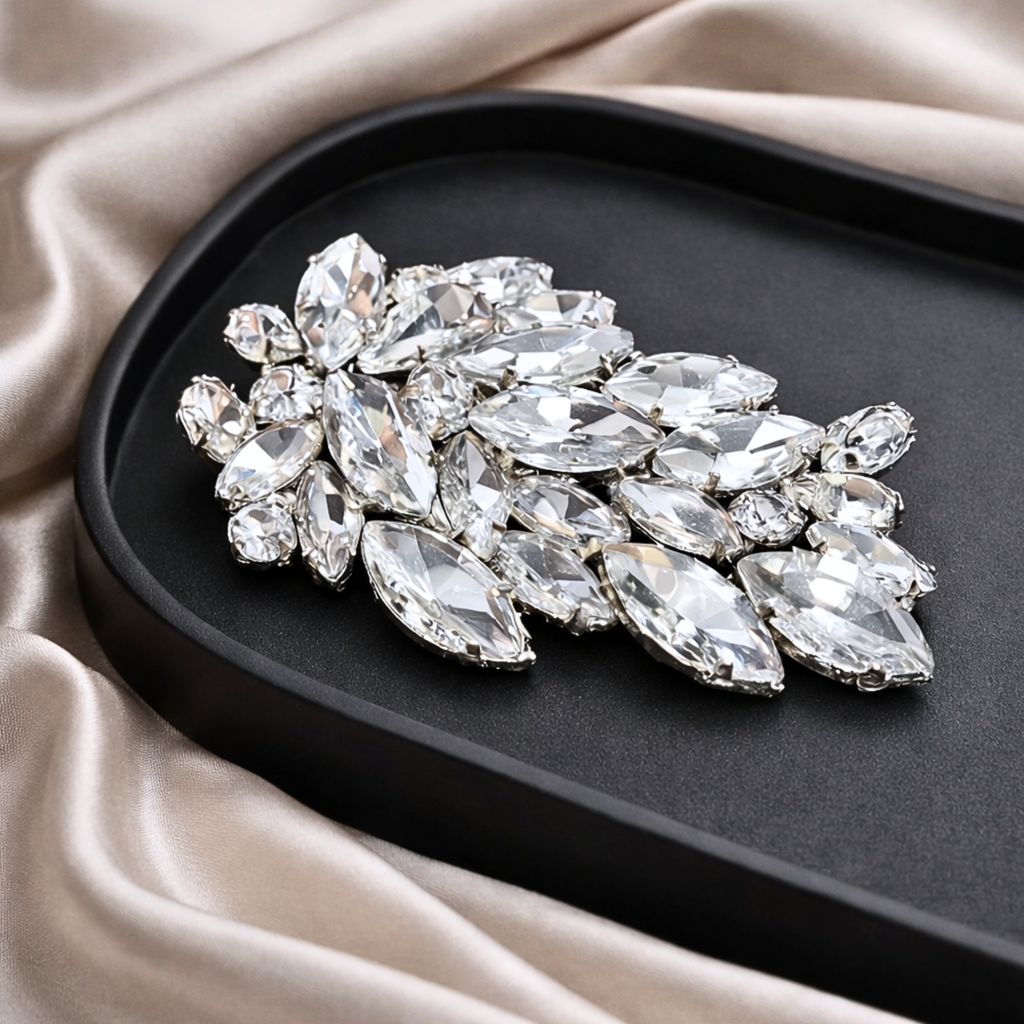 Celestial Wings Crystal Clip (Pair)