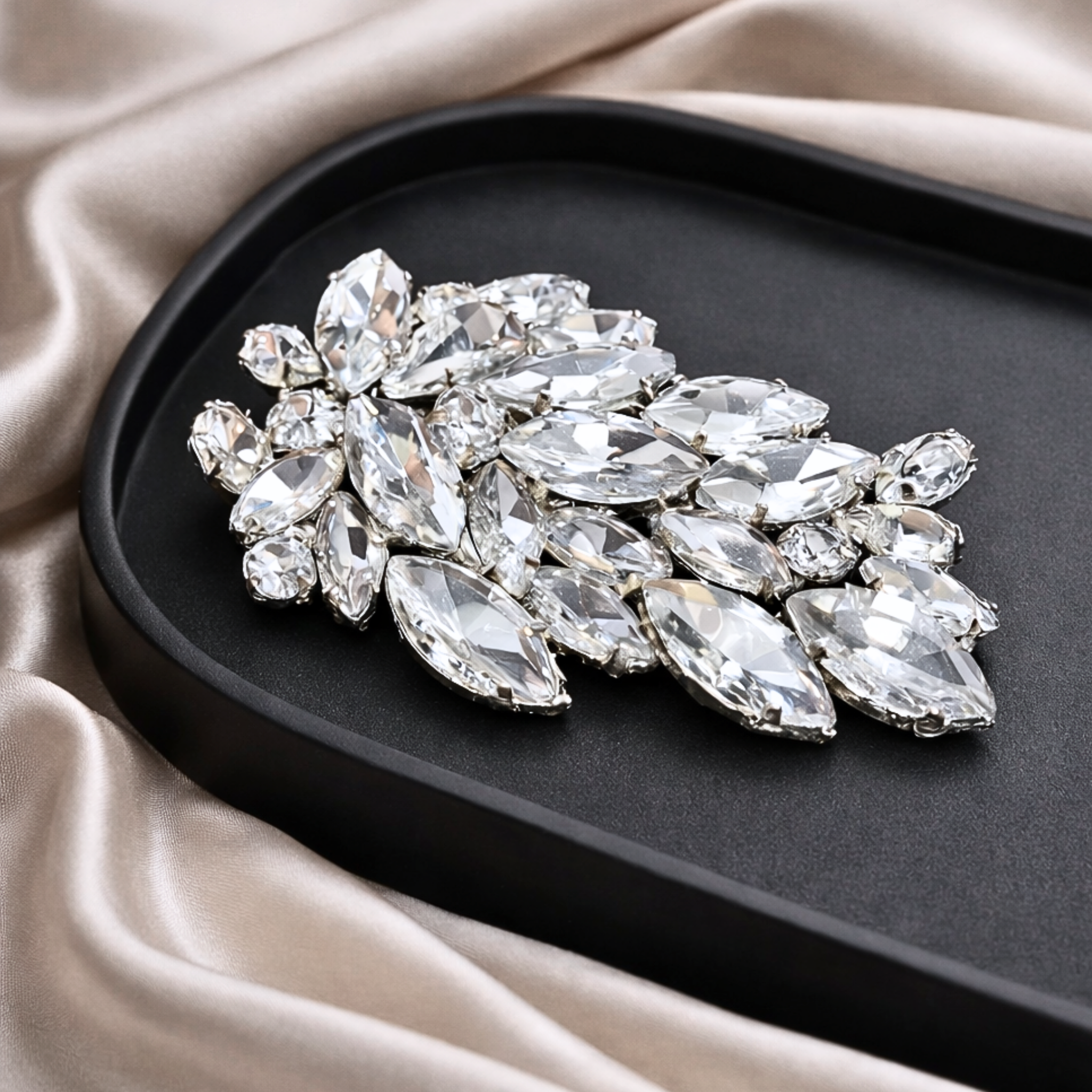 Celestial Wings Crystal Clip (Pair)