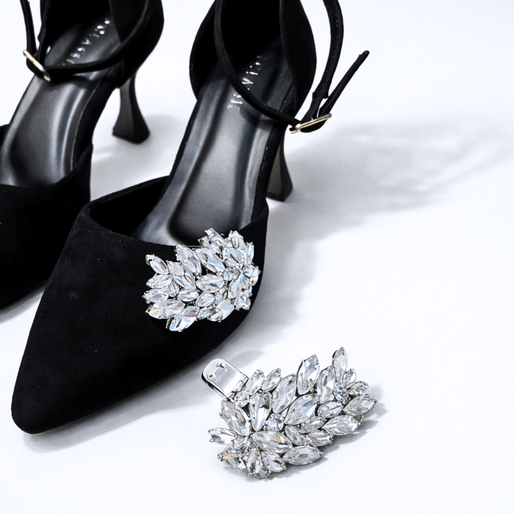 Celestial Wings Crystal Clip (Pair)