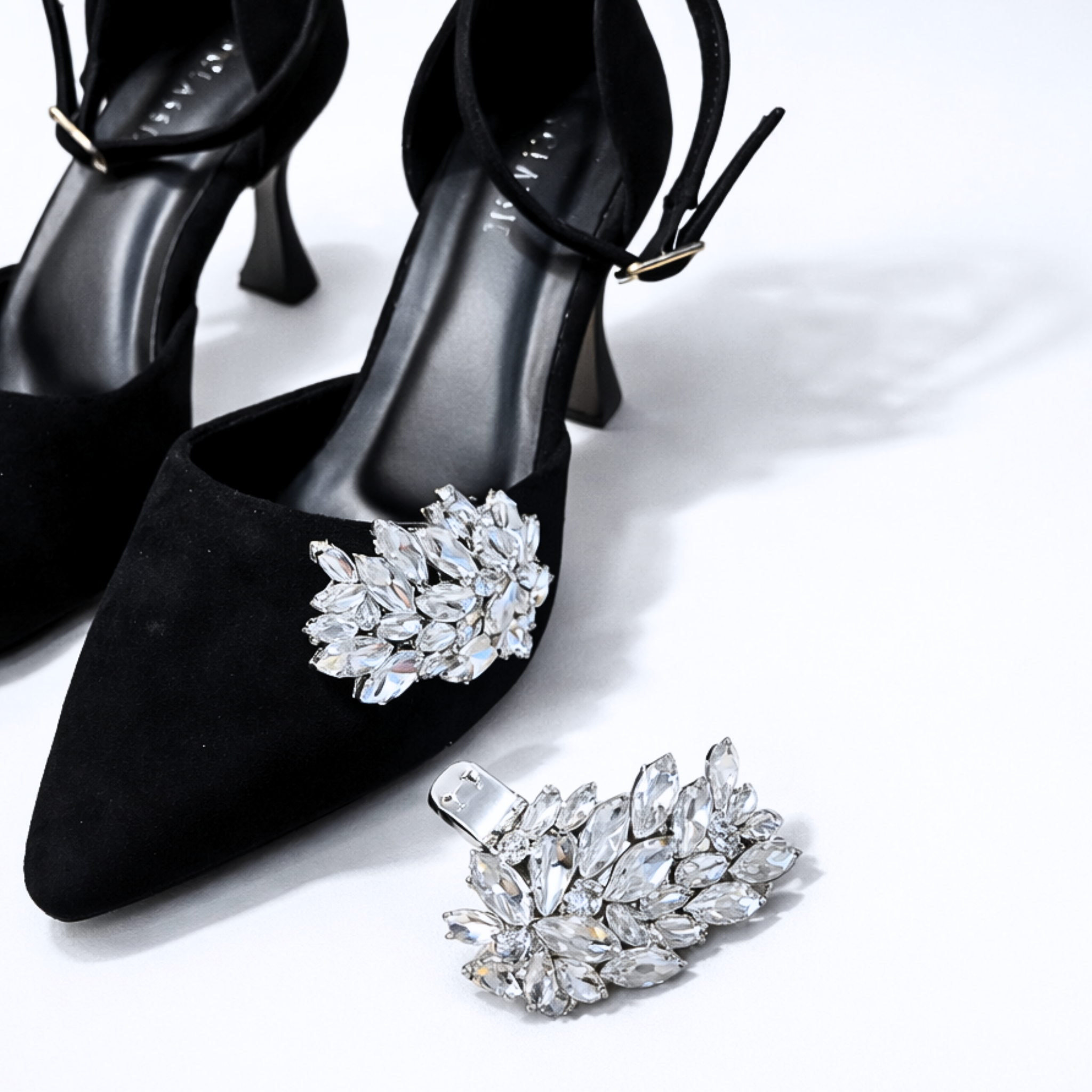 Celestial Wings Crystal Clip (Pair)