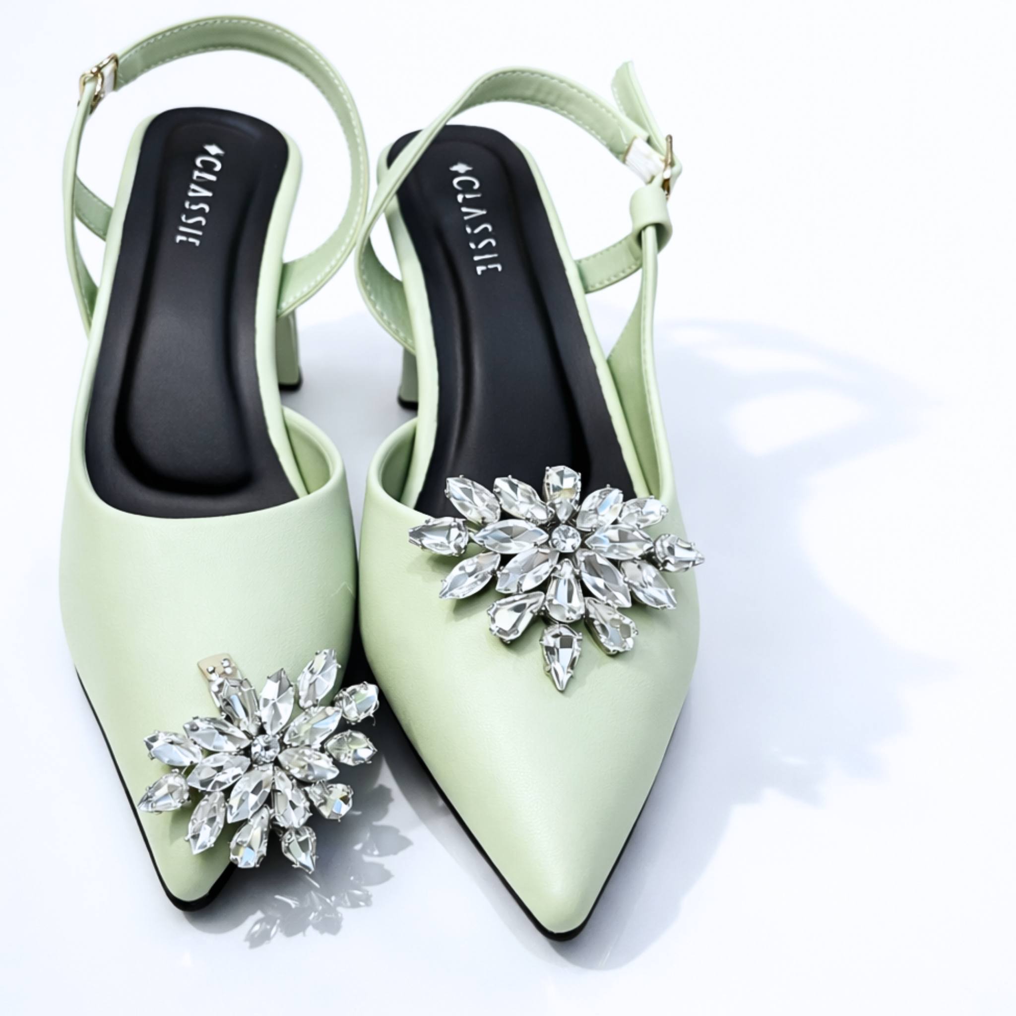 Starburst Crystal Clip (Pair)