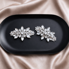 Marquise Bloom Crystal Clip (Pair)