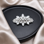 Marquise Bloom Crystal Clip (Pair)