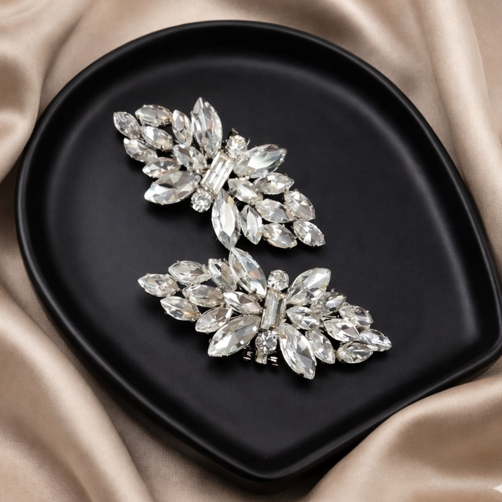 Radiance Crown Crystal Clip (Pair)