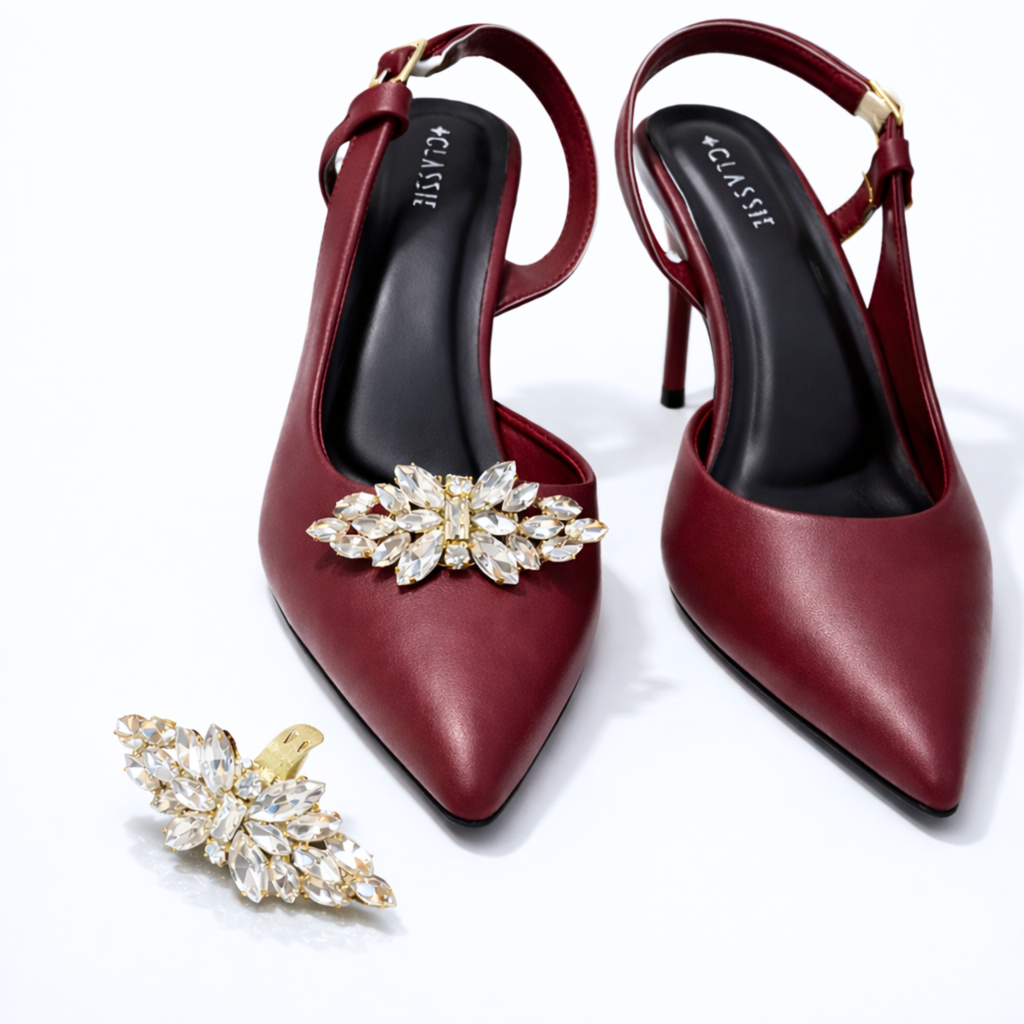 Radiance Crown Crystal Clip (Pair)