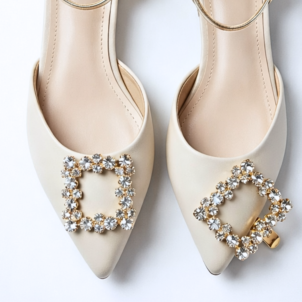 Radiant Frame Crystal Clip (Pair)