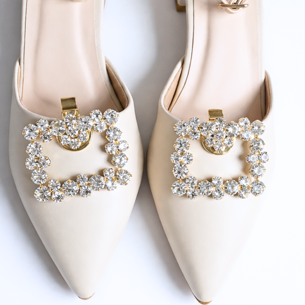 Radiant Frame Crystal Clip (Pair)