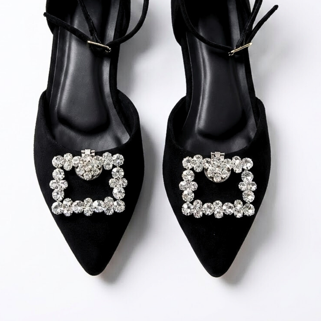 Radiant Frame Crystal Clip (Pair)