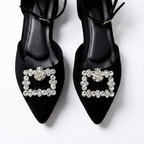 Radiant Frame Crystal Clip (Pair)