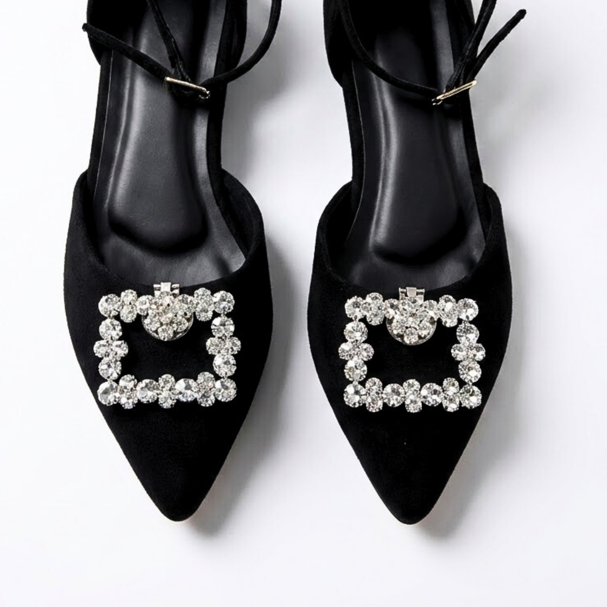 Radiant Frame Crystal Clip (Pair)
