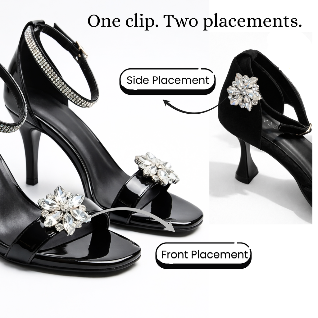 Starlight Bloom Crystal Clip (Pair)