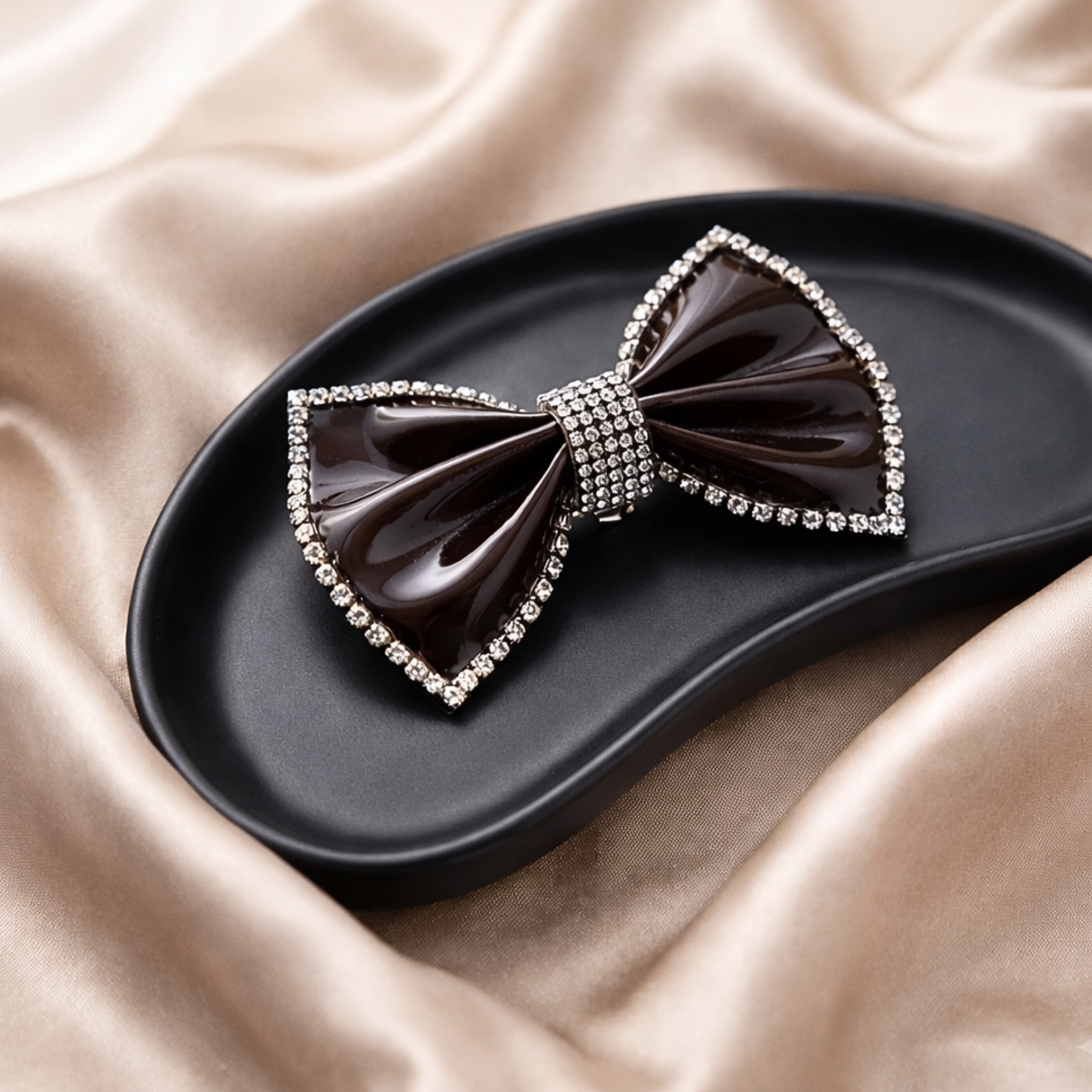 Gloss Bow Clip (Pair)