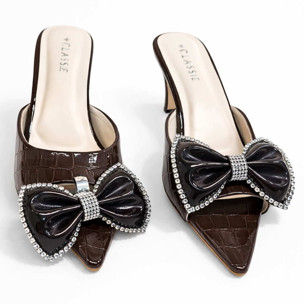 Gloss Bow Clip (Pair)