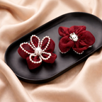 Pearl Bloom Flower Clip (Pair)