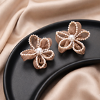 Pearl Bloom Flower Clip (Pair)