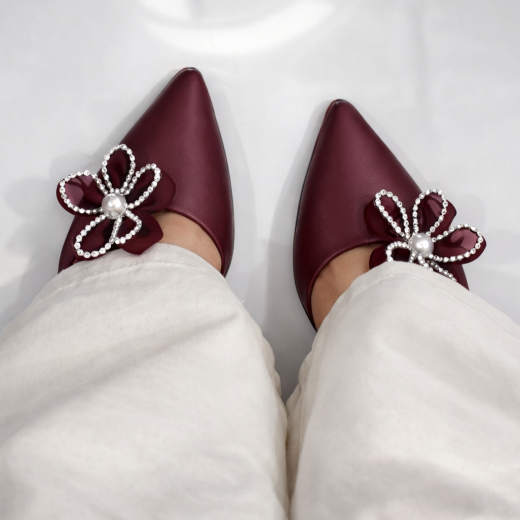 Pearl Bloom Flower Clip (Pair)