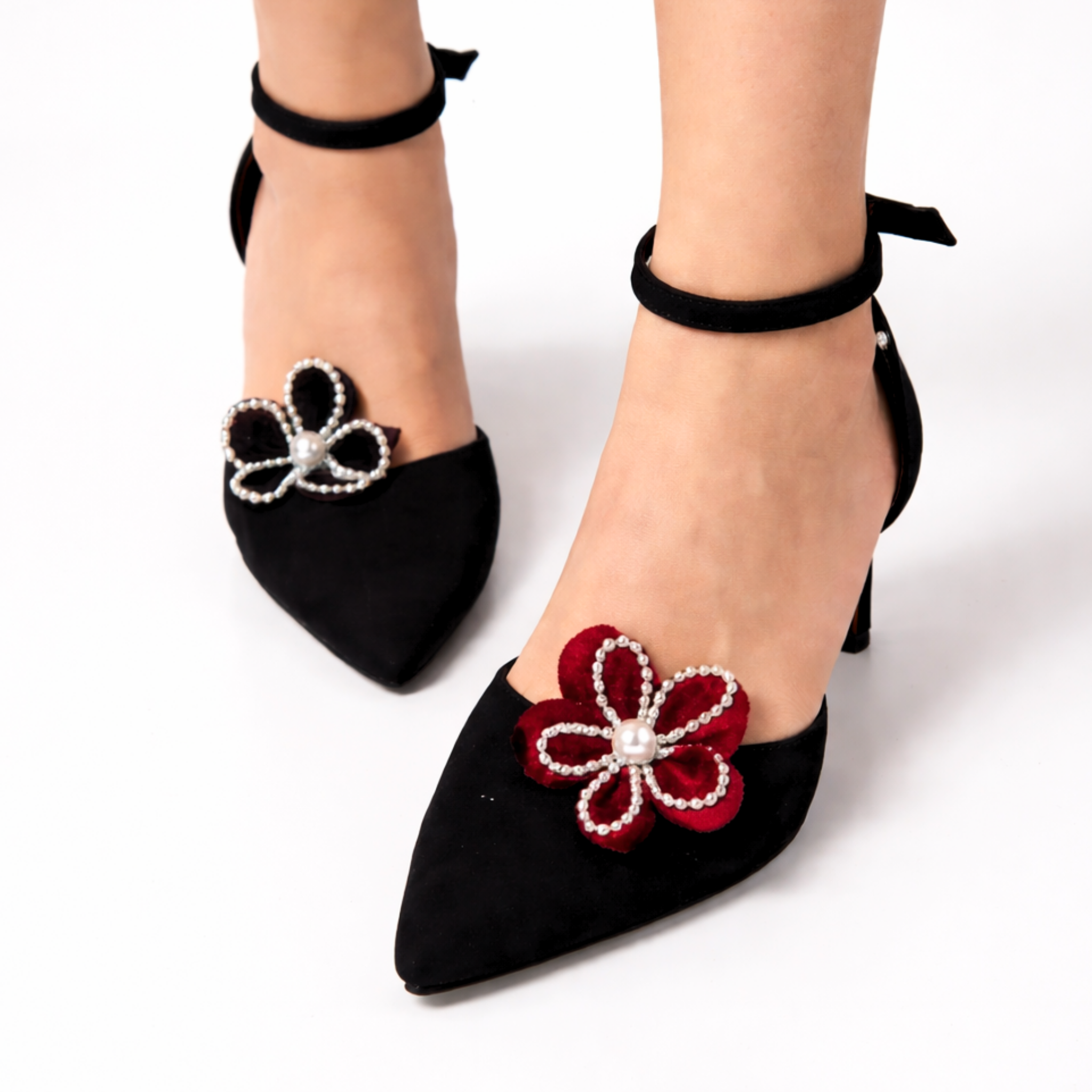 Pearl Bloom Flower Clip (Pair)