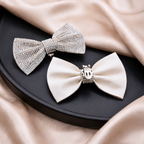 Glitz Knot Bow Clip (Pair)