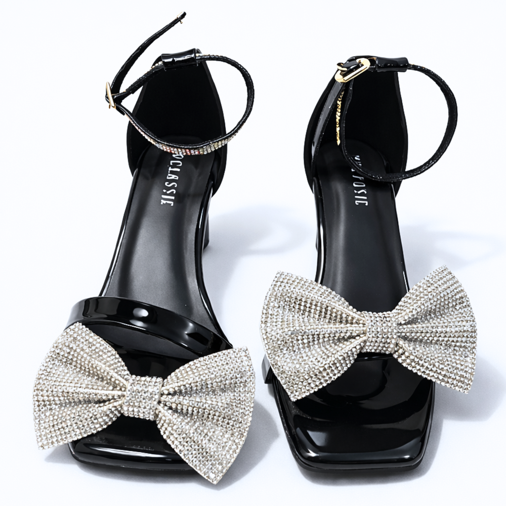 Glitz Knot Bow Clip (Pair)