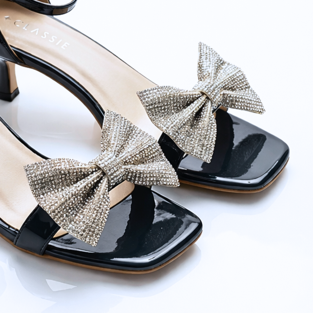 Glitz Knot Bow Clip (Pair)