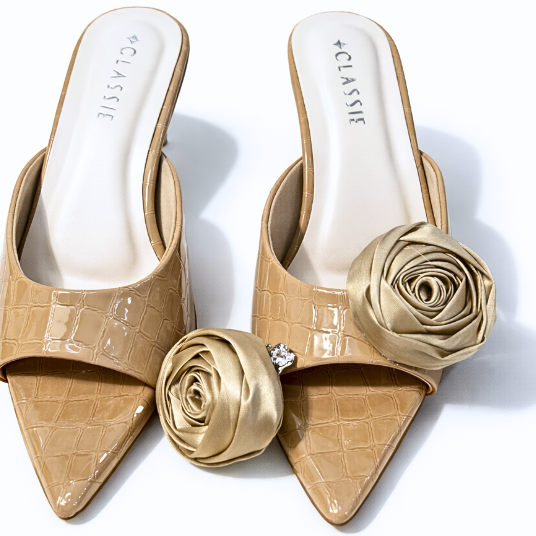 Satin Swirl Clip (Pair)