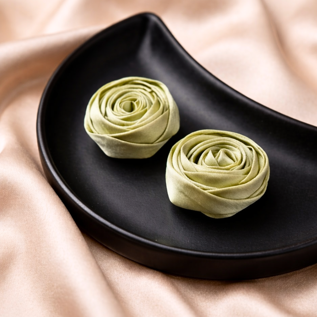 Satin Swirl Clip (Pair)