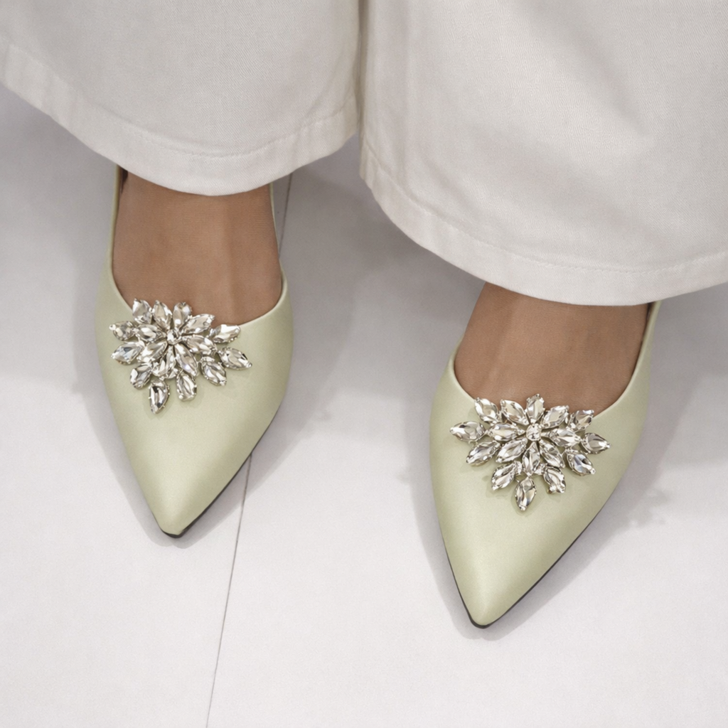 Starburst Crystal Clip (Pair)